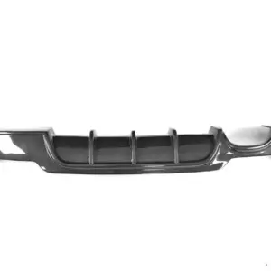 F3X 4-Series MP Style Carbon Fiber Rear Diffuser Single Tip - F32 F33 F36 4-Series - F32/F33/F36 Exterior | Skyvio
