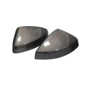 Audi 8V Carbon Fiber Mirror Caps | OEM Style Replacement for A3 S3 RS3 w/ Lane Assist